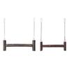 Parrots Swing Hammock Perch Metal Chain Wooden Rod Small Bird Toy For Cages Outdoor Use