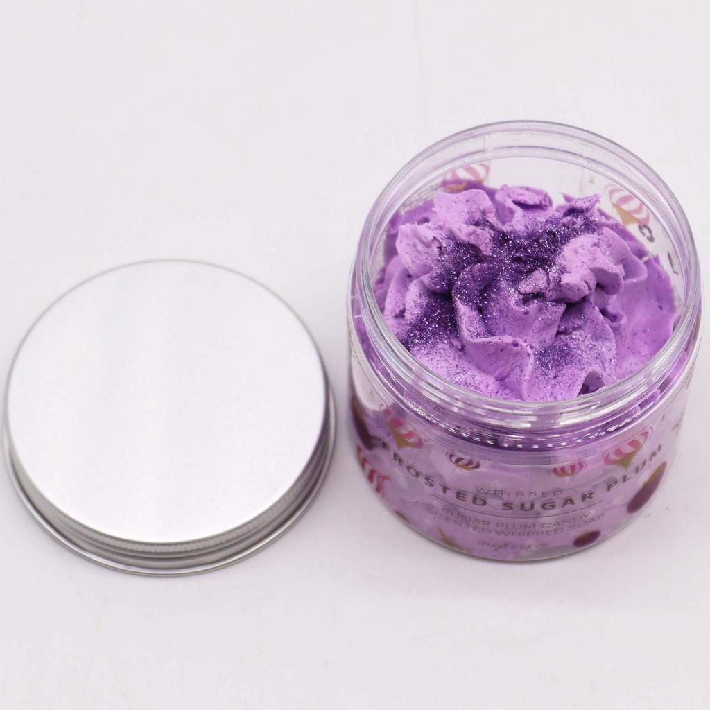 Whipped Soap Frosted Sugar Plum 120g