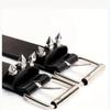 Fashion Retro Rivet Belt Black PU Leather Studded Belt Adjustable Goth Style Punk Belt for Men and Women