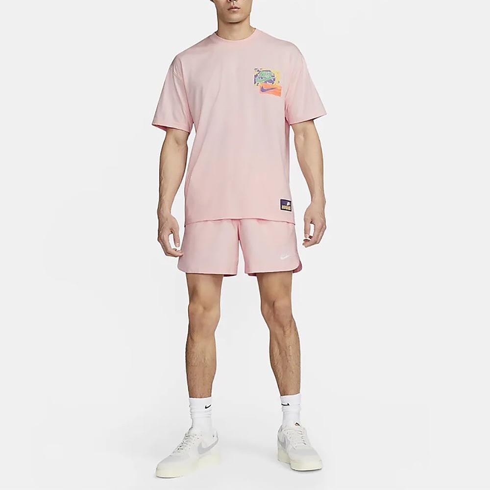 New Nike T Shirts Men Pink FB9787-686