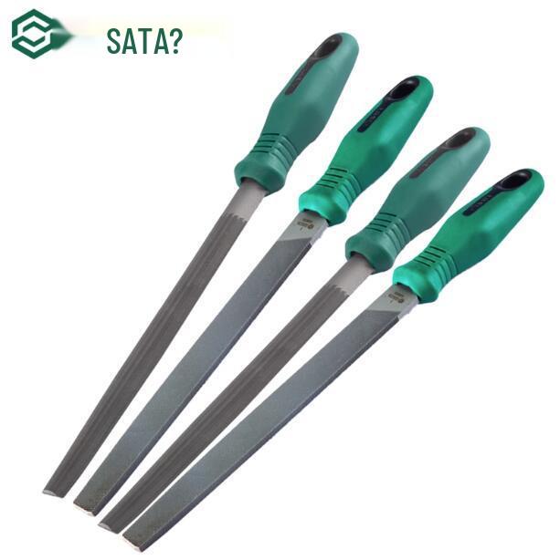 SATA Metalworking Coarse Tooth Half-Round Steel File 03931-34 Coarse Tooth 6-inch