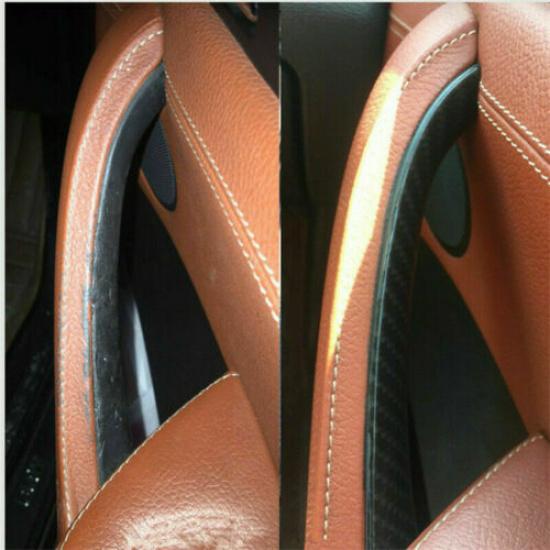 Bright Carbon Fiber Style Car Inner Door Handle ide Cover For BMW X3 X4 F25