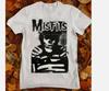 Vintage MISFITS Klassisches Totenkopf T-Shirt Weiß Größe S Bis 5XL