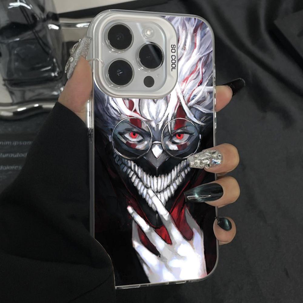

Okarun Anime Dandadan Phone Case For iPhone 16,15,14,13,12,11,Pro,Max,Plus,Mini,XS Anti Fall Gray Silver Matte Hard Bumper iPhone13PRO