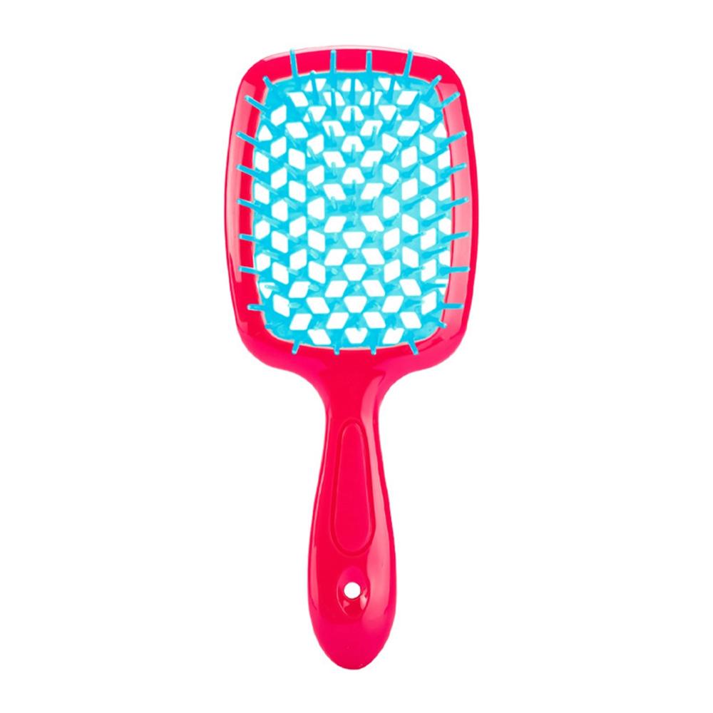 

Расческа с полой сеткой с широкими зубьями, расческа для массажа женской кожи головы, щетка для волос, полая расческа и бытовой инструмент для укладки волос