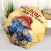 Paddington Bear Print Automatic Open Close Umbrella, Portable Foldable Umbrella, for Outdoor Commute Camping Trip, Ideal Birthday Gift