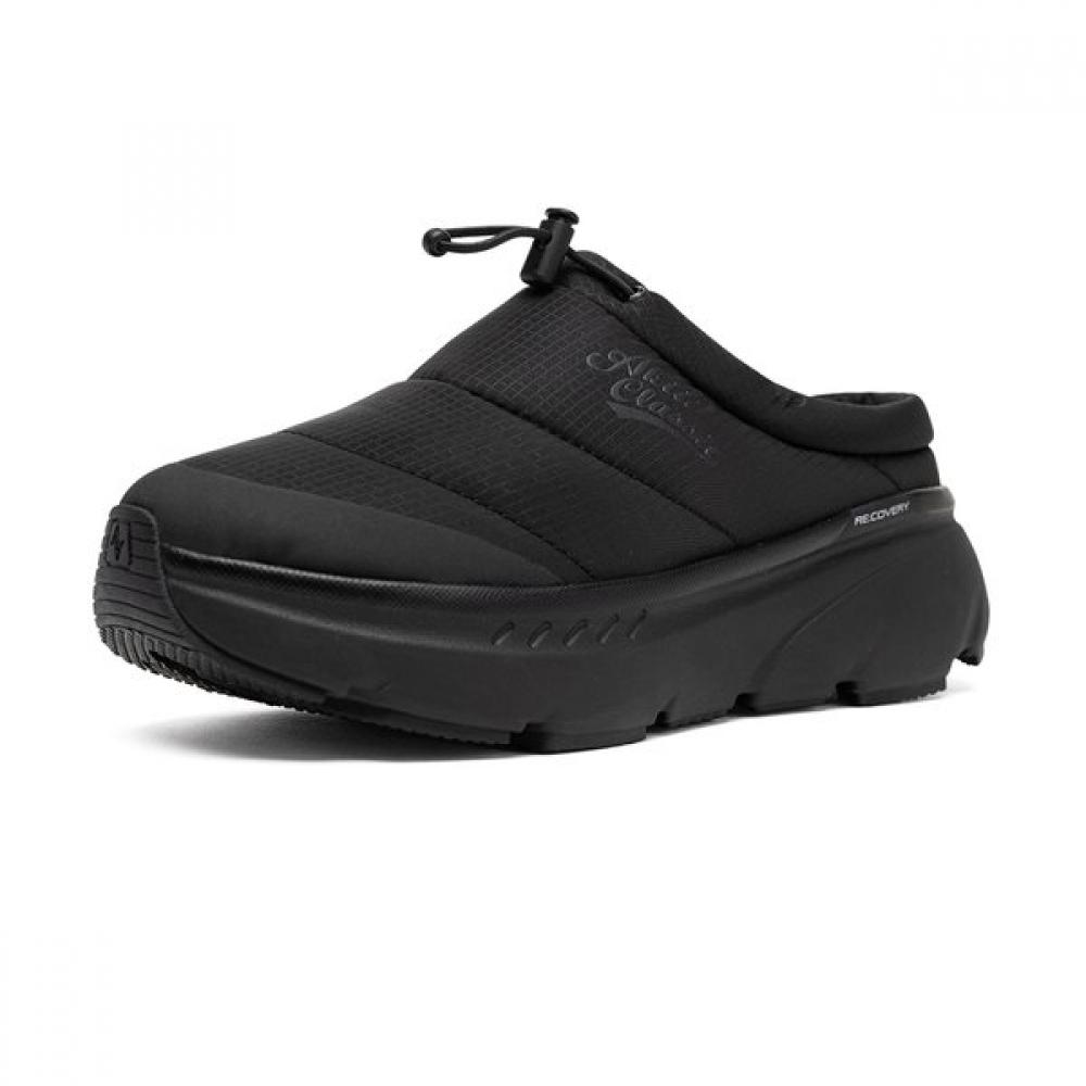 Akiii Classic Comfortable Lightweight Winter Shoes [4.5cm] Black Mule