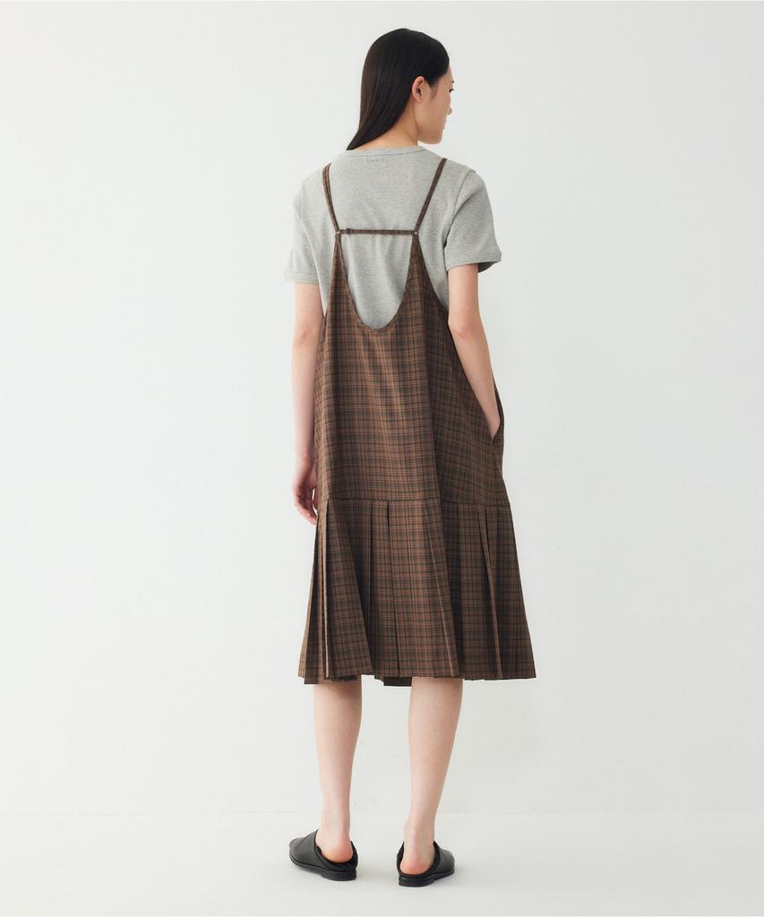 STUDIO TOMBOY Layered Pleated Dress_Brown 91F6241782