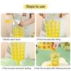 10PCS Edible Frozen Ice Cube Bags Transparent Ice Mould New Faster Freezing Ice Maker  DIY Drinking