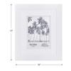 8x10 White Frame Double Mat Wall Tabletop Display Airfloat 5x7 Photos Durable Wood Versatile Mounting Options Easy Open Tabs
