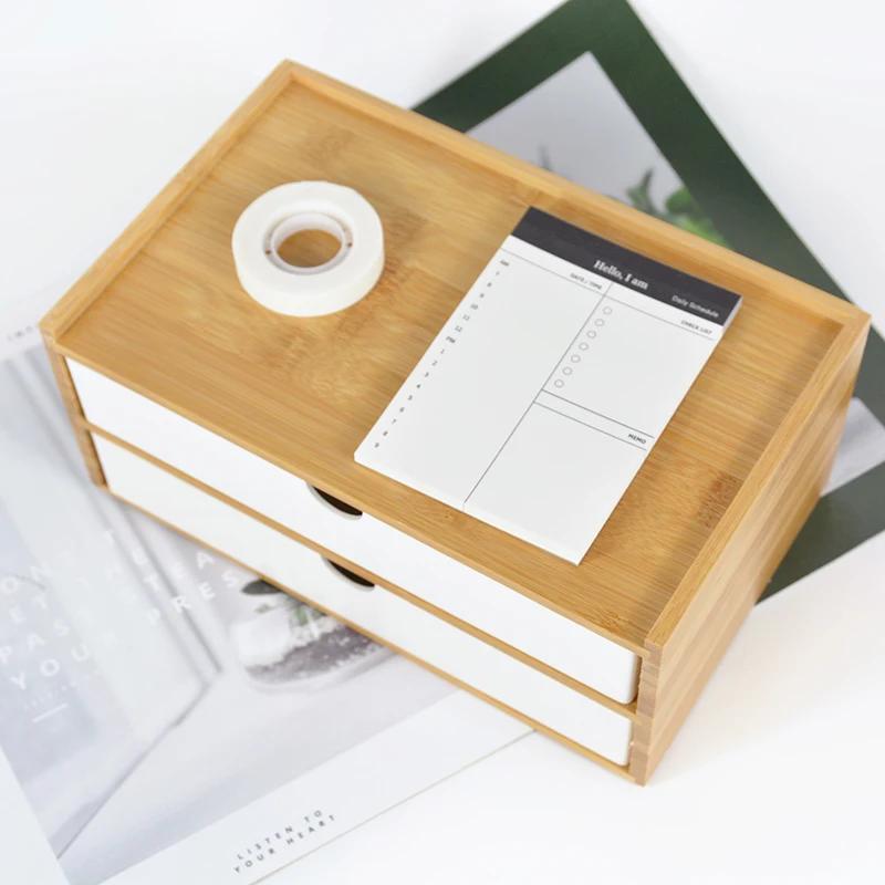 Nanzhu Desktop Storage Box Multi-layer Sundries Jewelry Stationery Cosmetics Drawer-type Student Dormitory Office