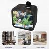 Modular Led Fish Tank with Isolated Blocks, Easy Assembly for Betta/goldfish Breeding Transparent Small Aquarium
