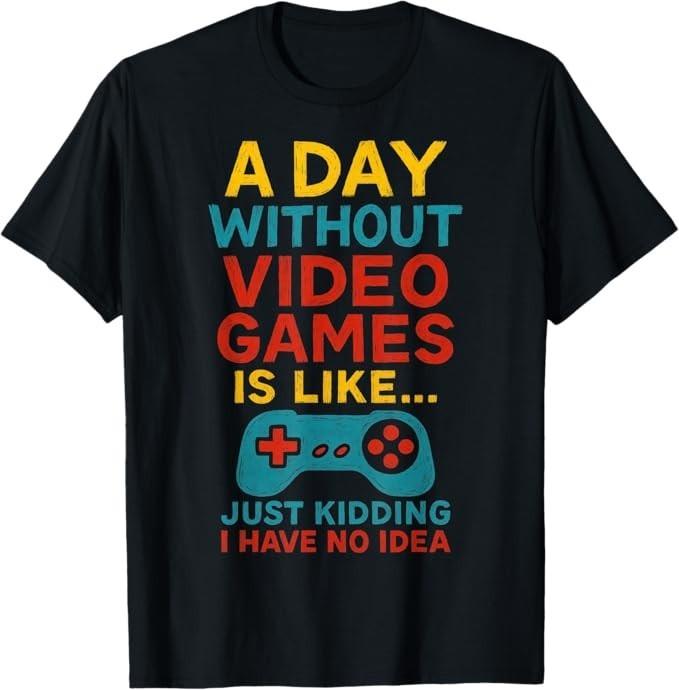 Funny Gamer Saying Graphic Tee Men Boys Teens Video Gaming T-Shirt S разноцветный