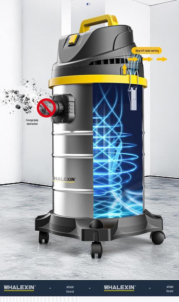 JingSen German Vacuum Cleaner: Dual-Use Wet/Dry & Large Suction for Household and Industrial Cleaning