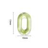 50/100pcs Colorful Acrylic Link Chain Lobster Clasp Keychains for DIY Necklace Chain Jewelry Making Accessories Supplies