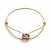 Bracciale Intrecciato Minimalista Regolabile a Tre Anelli - Gioiello di Coppia Trendy di Alta Qualità