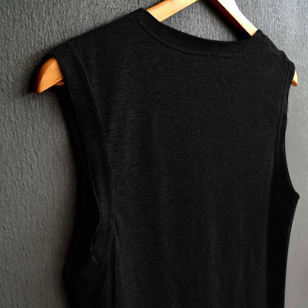 Women's New Sun And Moon Printing Sleeveless Casual Loose Vest Tops