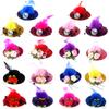 48 Stück Mini Hut Haarspange Mini Zylinder Fascinator Dekorativ