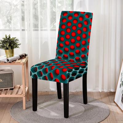 3D-print eetkamerstoelhoes Hornest Nest stoelhoes Stretch elastische stoelhoezen voor keukenstoelen Thuisfeest Bruiloftsdecoratie