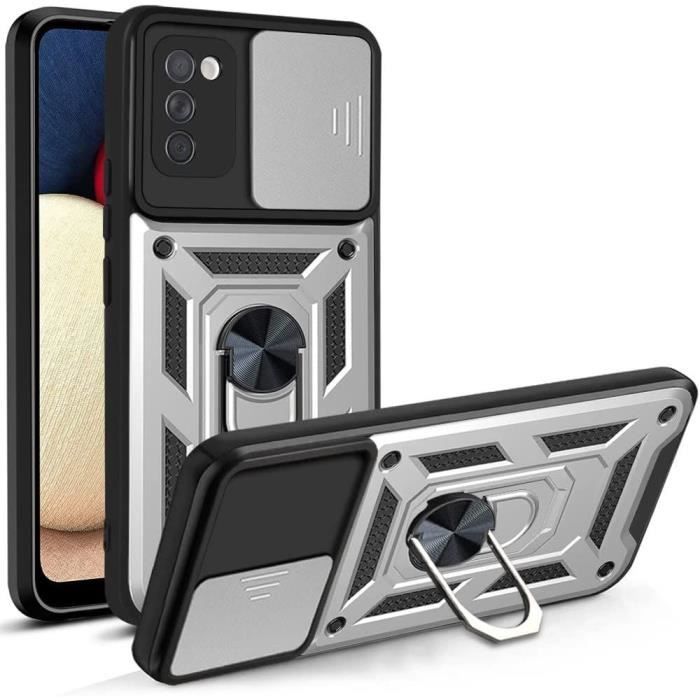 Protective Case - Samsung - A02S - Silver - Shockproof - Rigid