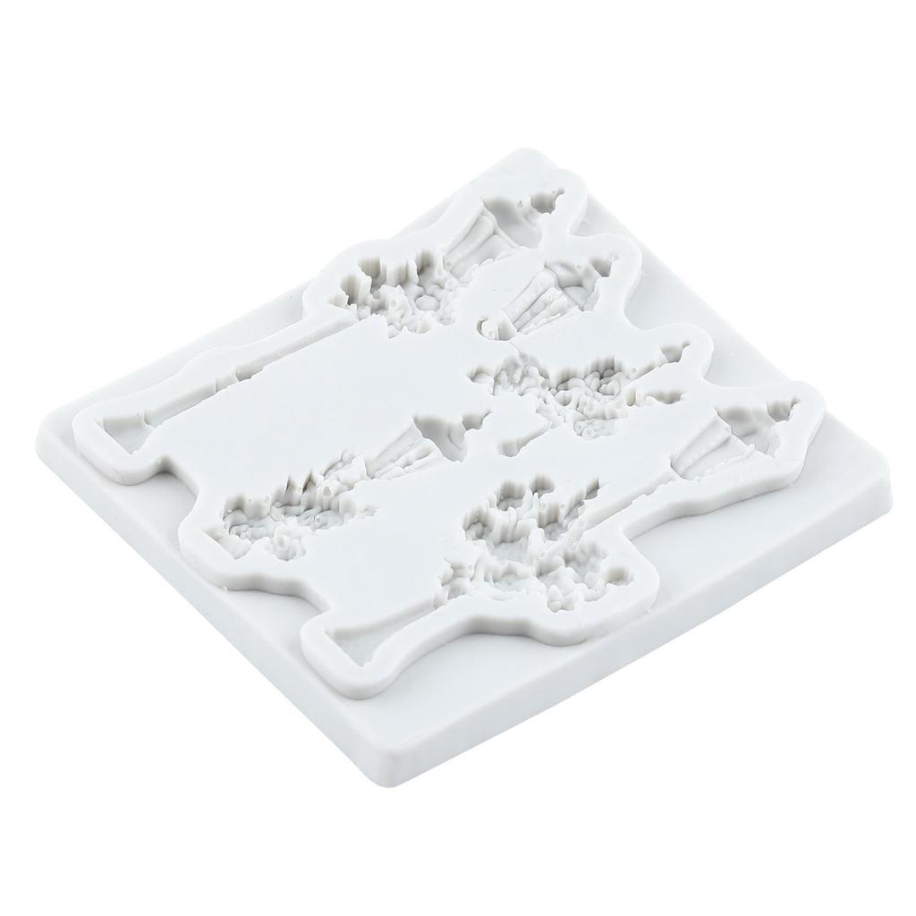 Vintage Straßenlaterne Silikonformen Straßenlaterne Fondantform Kuchen Dekorationswerkzeuge Cupcake Topper Schokolade Süßigkeiten Basteln Gum Paste Polymer Clay