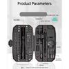 Conjunto de Chaves de Fenda de Precisão Multifuncional Kit de Ferramentas para Carro 152/25 em 1 Kit Profissional de Reparo Automotivo T5 T6 Torx Para Casa Telefone