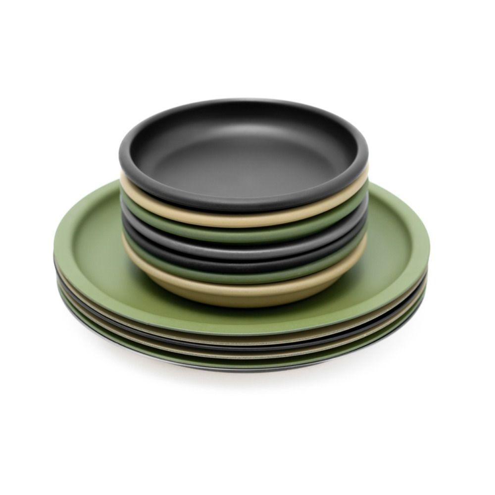 Aluminum Alloy Camping Plate S/M Dining Plate New Outdoor Frying Plate Outdoor Camping