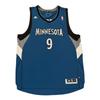 NBA Rubio Timberwolves 9 V-Neck Sleeveless Basketball Jersey Unisex Jersey 7912A-316-K91197