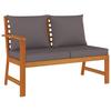 Vidaxl 7-Piece Garden Furniture Set With Cushions, Solid Acacia Wood