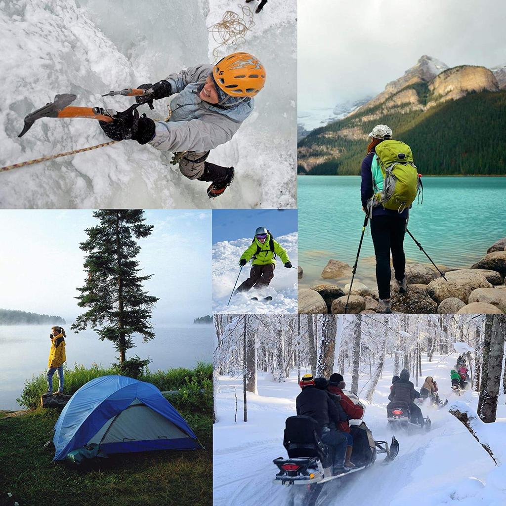 RANDY SUN Waterproof Fully Perfect for SGS Highly Temperature Cold and Odor Perfect for Outdoor Mountain and Sports Socks Socks, Waterproof, Fishing,
