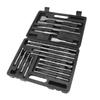 17Pcs Hammer Drill Chisel Bit Combination Set Electric Rotary Hammer Parts for Concrete Tile with