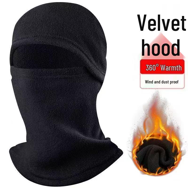 Windproof Winter Fleece Cycling Mask & Ski Hat