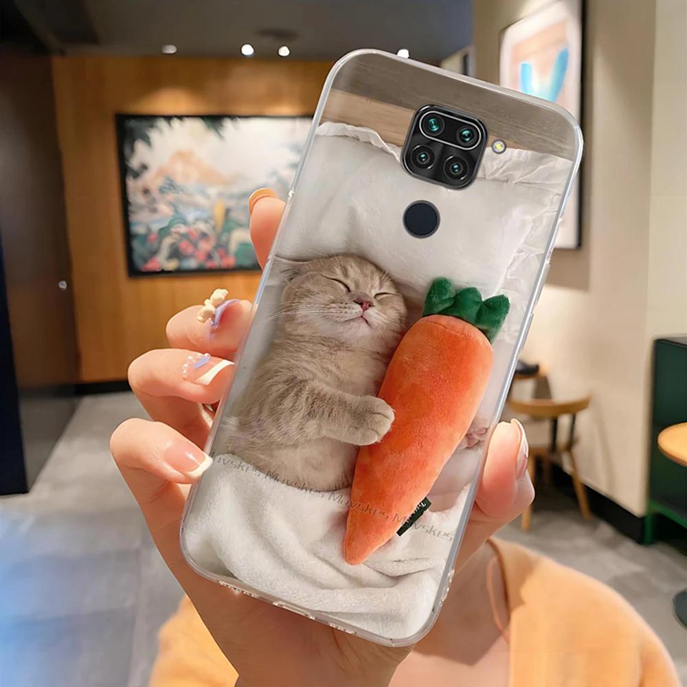 Phone Case For Xiaomi Redmi Note 9 Case Cat Panda Full Protection Silicone Back Cover For Redmi Note 9 Note9 Cases Fundas Coque