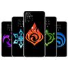 Transparente Hülle für Xiaomi Redmi Note 11 Pro 10 9 9S 8 8T 7 9A 9C 9T 10 10C K40 Transparente Weiche Handyhülle Genshin Impact