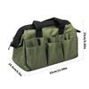 Professional Thick Fabric Construction Tool Bag High Capacity Design Dustproof Coating For Jobsite Equipment
