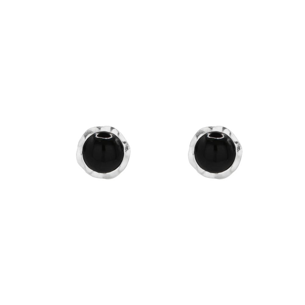 Fademine Black Corsage Surge Earrings