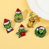 Christmas Brooch Cartoon Figure Shape Anti-slip Polished New Year Party Coat Collar Bag Scarf Hat Decoration Clothes Pin Clothing Jewelry