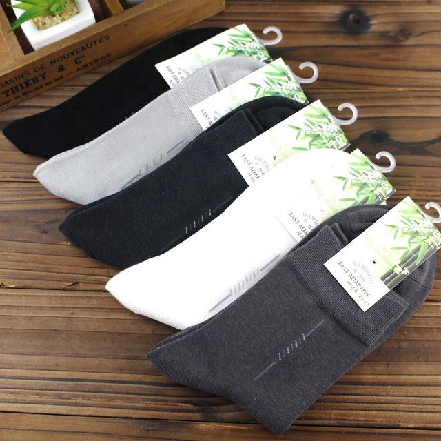 

Men s Mid-Calf Bamboo Fiber Socks - Dark Pattern, Hanging Thread, Boutique Business Socks One Size