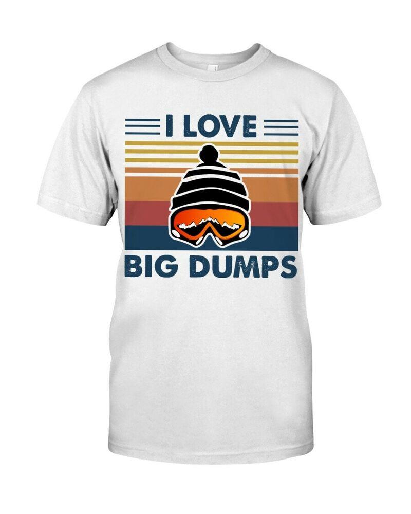 

Сноубординг I Love Big Dumps Snowboarder Вінтаж Ретро Вінтаж Футболки унісекс S