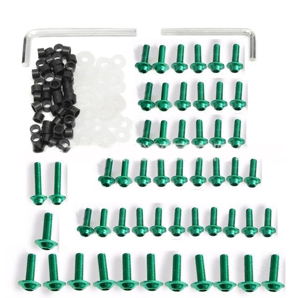 

Аксессуары Гвоздь для вождения ЧПУ Мотоциклетный винт Винт рамы Болты обтекателя Винты Винт подставки зелёный