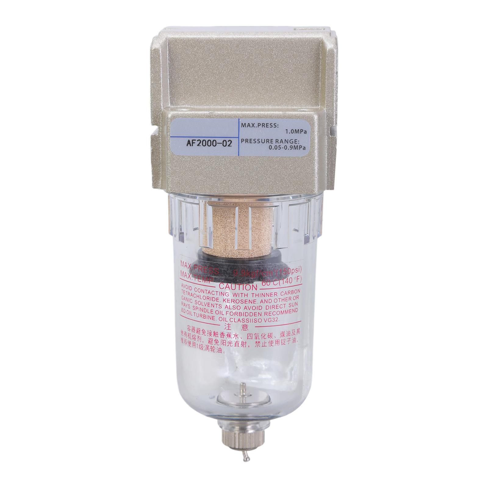 

Портативні Водовіддільники для Повітряної Лінії Вологовіддільник Масло-Водяний Фільтр Аксесуар для Пневматичних Систем Для Повсякденного Використання