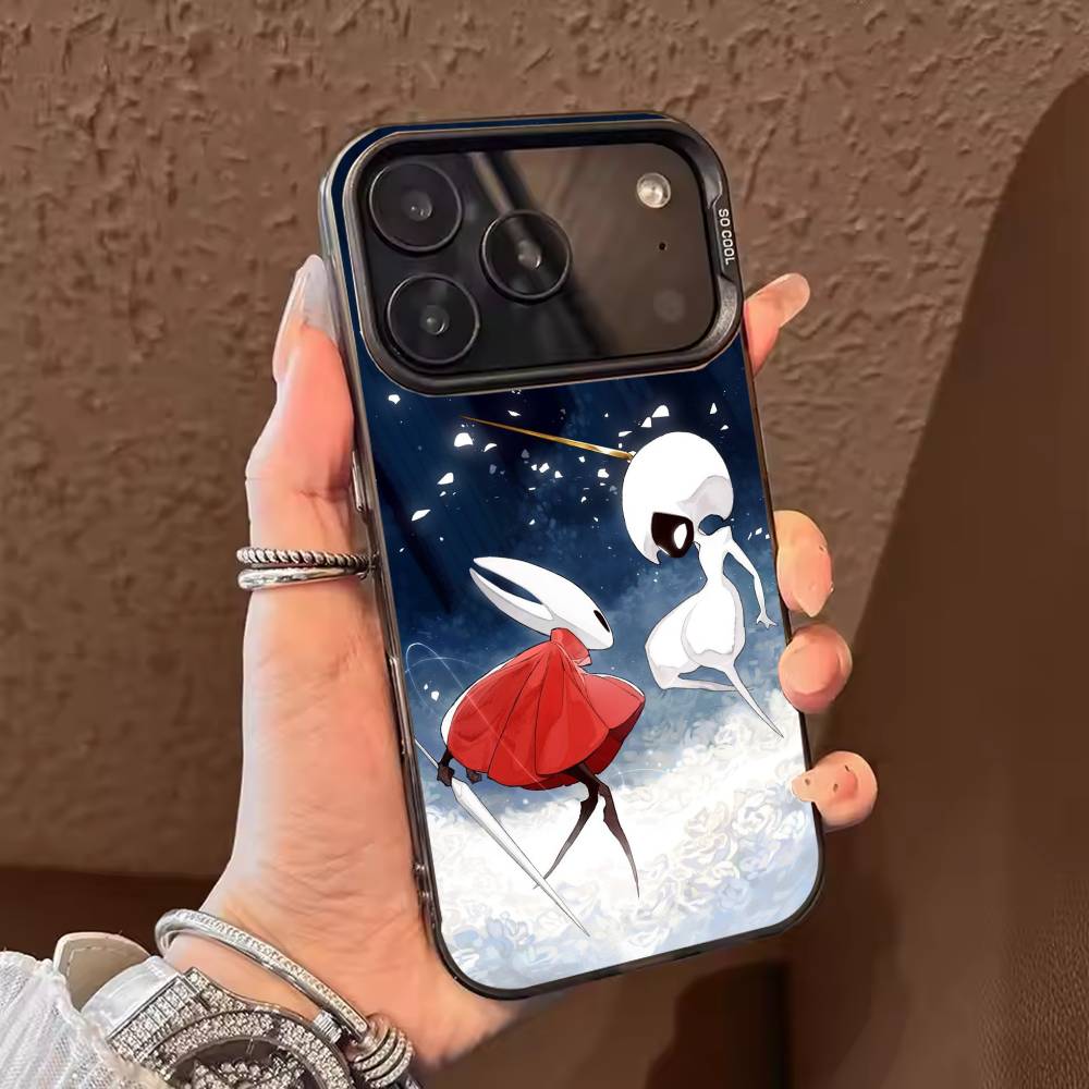 

H-Hollow Knight S-SilksongS Phone Case Color Silver Shell For IPhone 17 16 15 14 13 12 11 Pro Max Plus iPhone11PROMAX