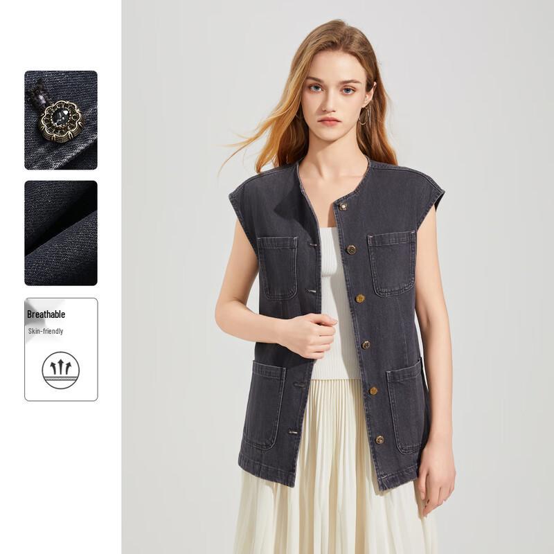 Women's Casual Denim Vest