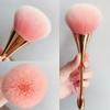 Rose Gold Goblet Makeup Brush: Soft, Loose Powder & Blush Tool for a Flawless Finish