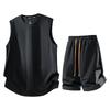 Herren Sommer Lässig Laufen Schnelltrocknend Eis Seide Sport Set Herren Zweiteiliges Set