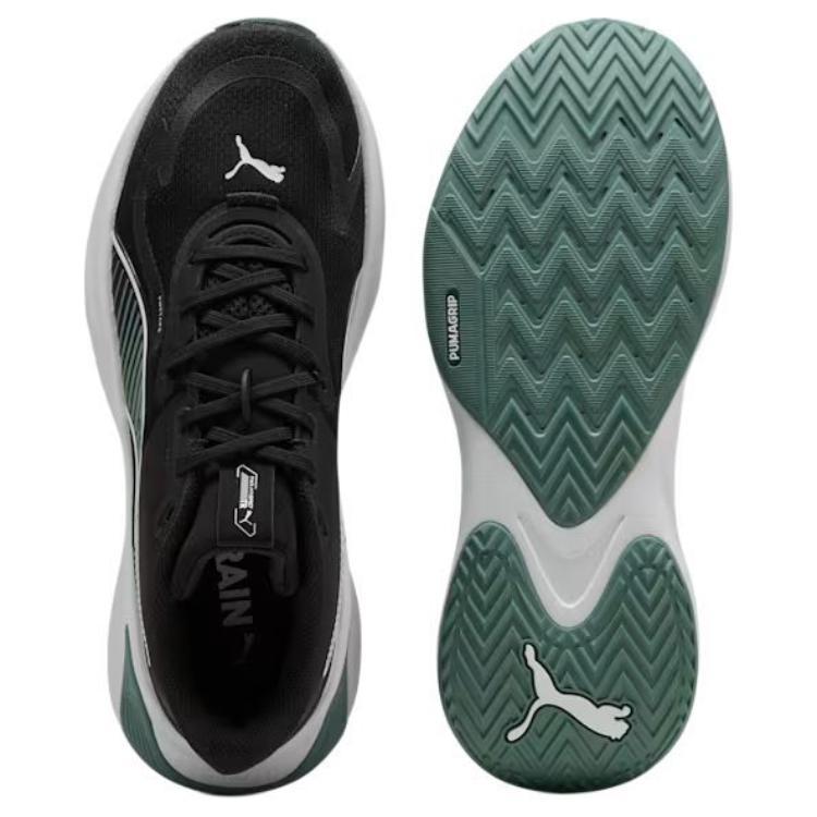 Puma PWR Hybrid Black Green Moon Men Sneakers White 310282-04