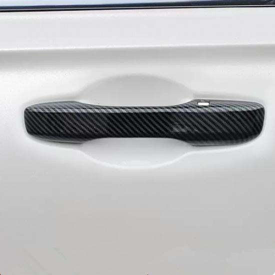 Carbon Fiber Exterior Car Door Handles Trim For Honda Accord -2025