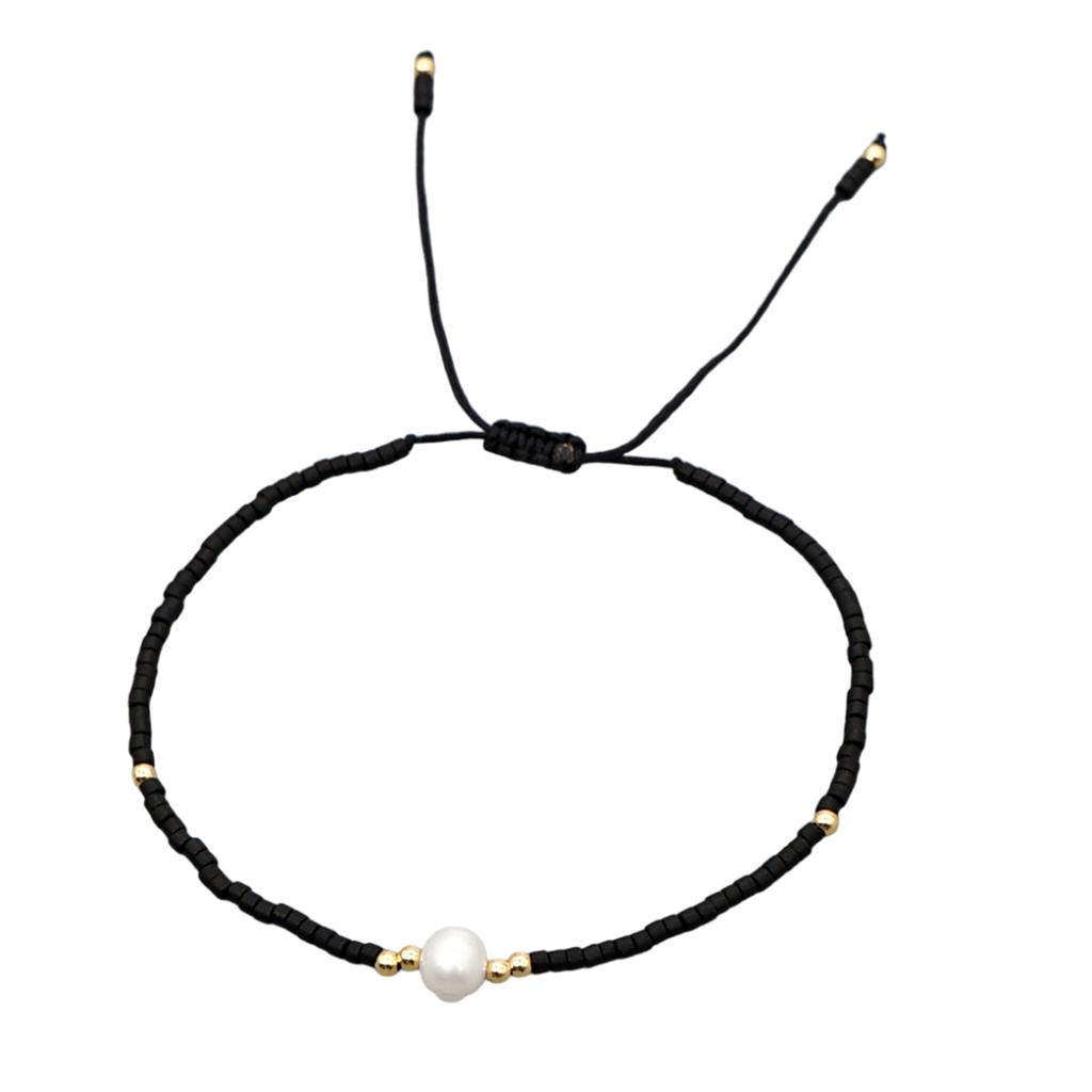 Handgefertigtes Perlen-Stretcharmband Elegantes Handgelenks-Schmuckstück Perlen Textur Geeignet für Frauen Hochzeitsfeier Alltagskleidung