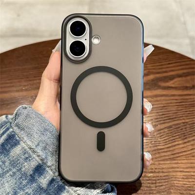 Brume de Glace Givrée pour Coque Magnétique pour Téléphone Apple 13 pour Coque de Protection pour Téléphone Apple Modèle Simple Haut de Gamme Modèle Filles Haut de Gamme