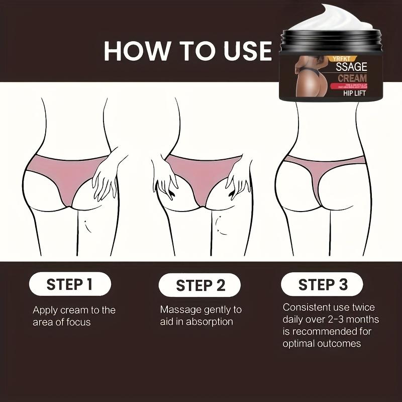Hip Cream, Exercise To Enlarge Buttocks, Effectively Lift Buttocks, Make Buttocks Round and Straight